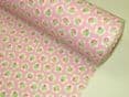 Dainty Flowers, Baby Pink, 100% Cotton Curtain / Soft Furnishing / Dressmaking Fabric